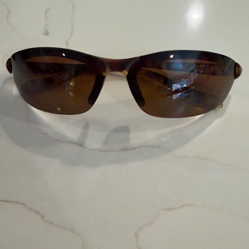 Native Eyewear Dash XP Tortoise Brown Polarized Sport Sunglasses Wrap Frame
